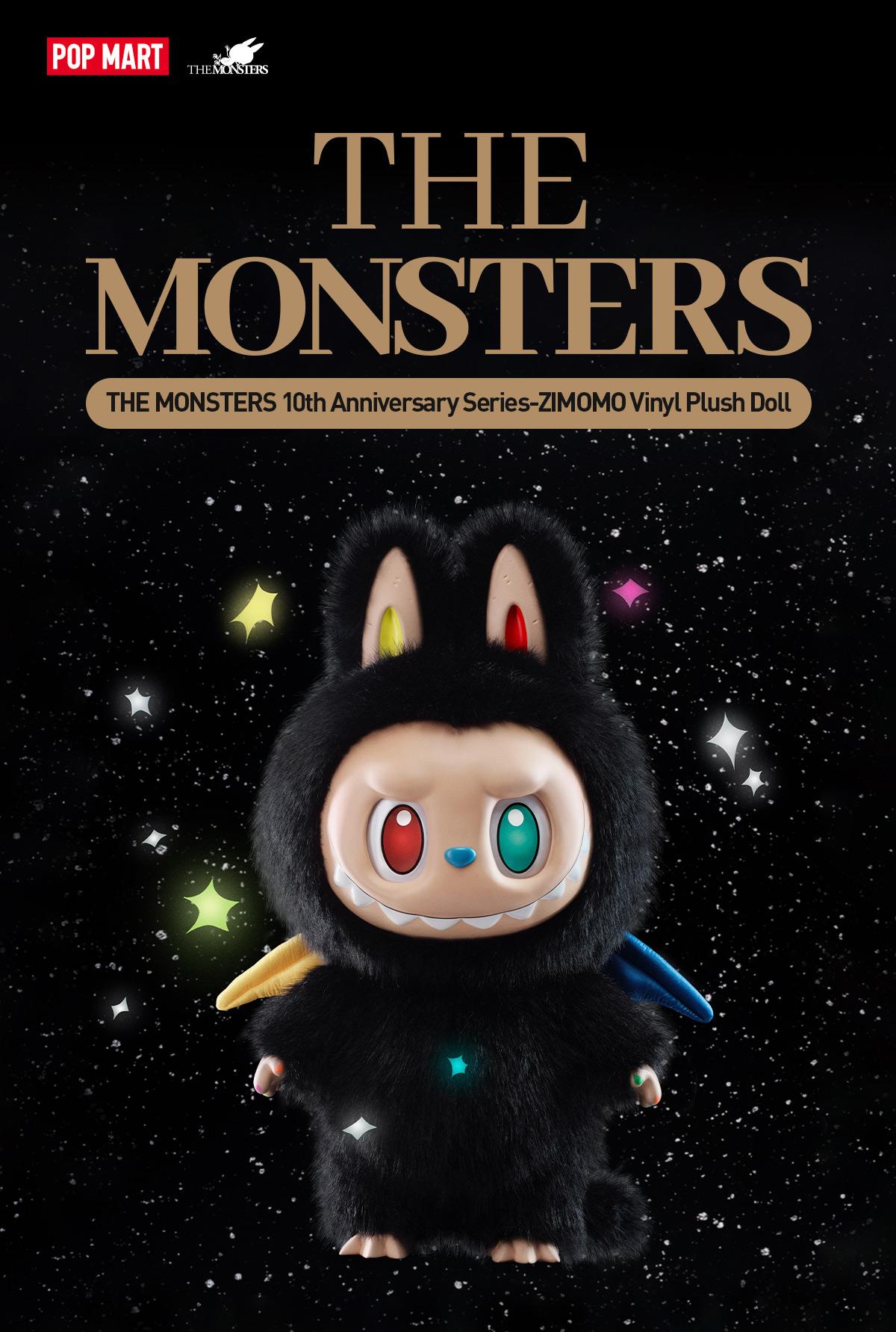 [Spanish] - POP MART THE MONSTERS 10th Anniversary Series-ZIMOMO Muñeco de vinilo de peluche