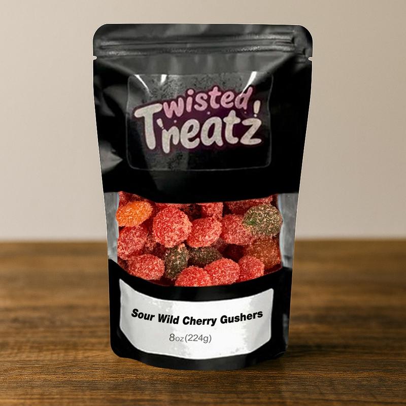 Mixed Gushers Candy Pack Sour Blue Raspberry Gushers Sour Watermelon Gushers Sour Wild Cherry Gushers Cotton Candy Gushers Chamoy Tajin Gushers (8oz) - (Choose Your Flavor Variation 1 Pack)