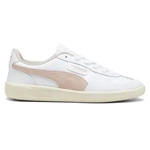 PUMA Womens Palermo Fs Lace Up Sneakers Shoes Casual - White