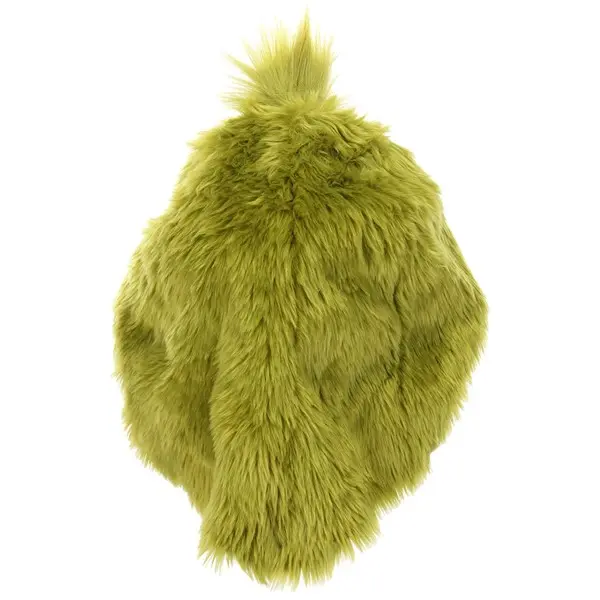 HalloweenCostumes The Grinch Adult Furry Mouth-Mover Mask, Christmas Halloween Mask with Eye Feature, Men's Party Costume Accessory