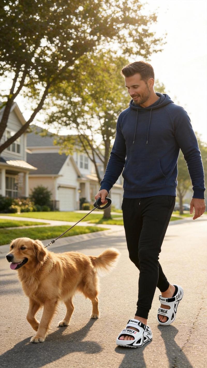 Summer Unisex Sandals wtih Arch Support FashionComfortable Lightweight Slippers Slip On Indoor andOutdoor