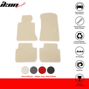 Floor Mat for BMW E46 3 Series 1998-2006 Carpet 4PC Nylon