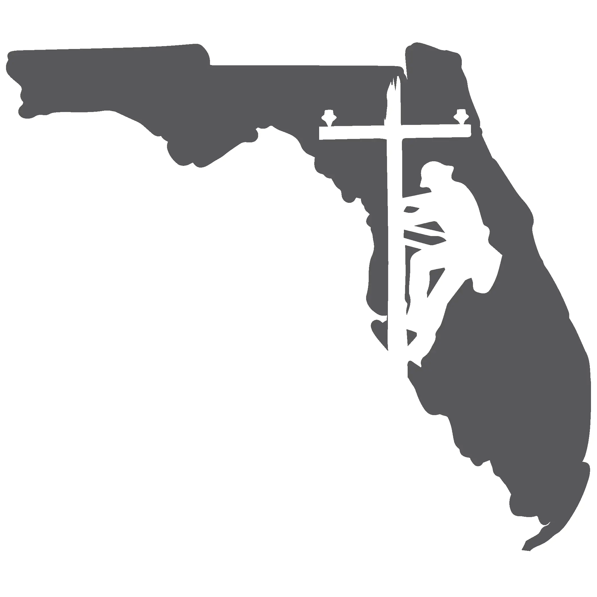 Lineman Florida Motorcycle Car Sticker - High-Quality Vinyl Decal for Trucks, Laptops, Windows, Motorcycle Car Stickers