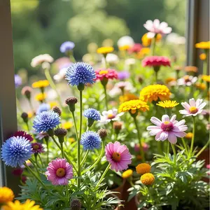 1000Pcs-Wildflower Seed Mix for Pollinator Garden – Easy Gardening Kit for Beginners, Butterfly & Bee Friendly, Low Maintenance Flower Meadow