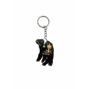 Treasures Of Morocco Moroccan Handmade Key Chain – Authentic Artisan Keychain, Traditional North African Craft, Durable Handmade Key Ring, Unique Gift