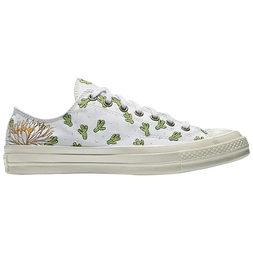 Converse Chuck 70 Low Cactus Print White