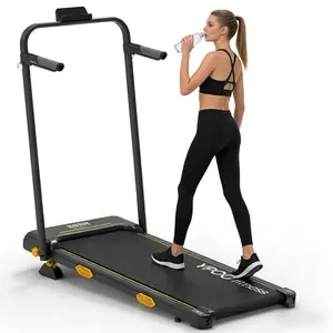 YPOO Foldable Treadmill with Incline, Walking Pad with Handle Bar 3 Level Incline, Portable Folding Treadmills for Home/Office 300 Lbs Capacity, Quiet Desk Treadmill with Remote Control & APP