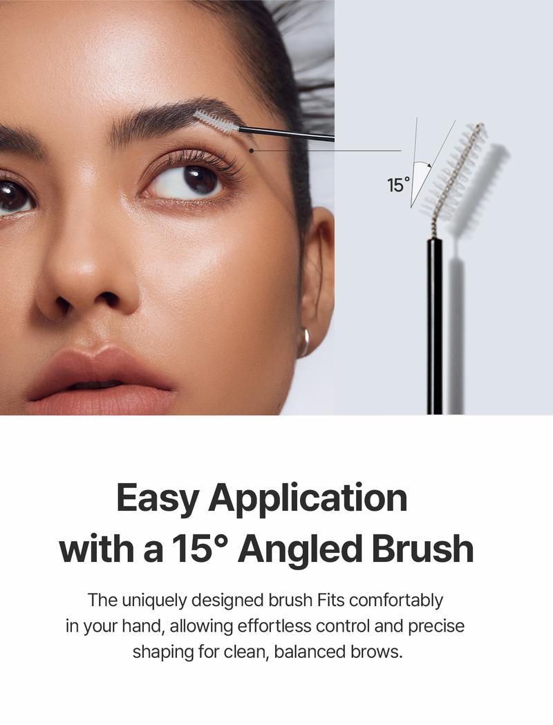 [Single / Duo] Espoir The Brow Laminating Gel - Brow Gel&Pencil Duo - No Flaking Brow, Non-Sticky, Anti-Dandruff, 24Hr Long Lasting, Laminating Gel, Slim Hard Formula Pencil, All-day Long Lifting, Natural Clean Brow, Clear Gel, Vegan & Cruelty-Free