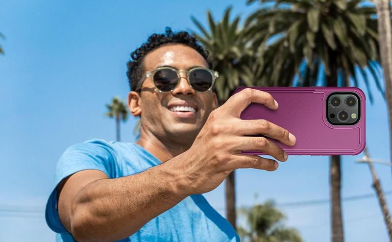 MYBAT PRO Maverick Series  Protective Case with Belt Clip Holster,  Drop-proof, Shockproof, with 360° Rotating Kickstand, Heavy Duty Protection