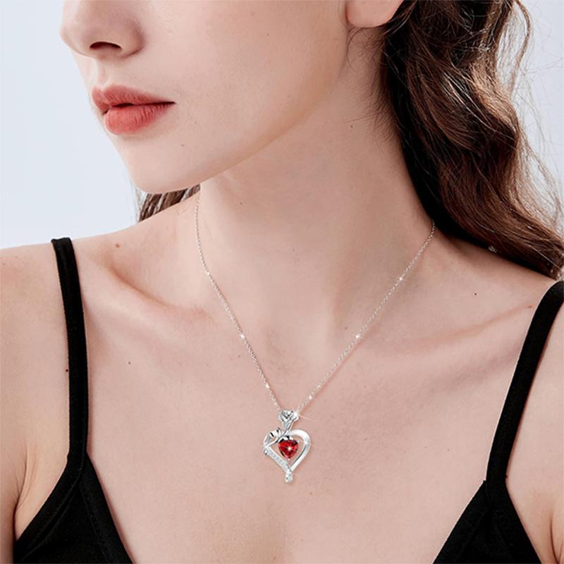 Apple shaped necklace gift box, red heart-shaped necklace, collectible creative gift, cute gift for girlfriend, mother, wife, Mother's Day, Valentine's Day, Christmas, birthday gift