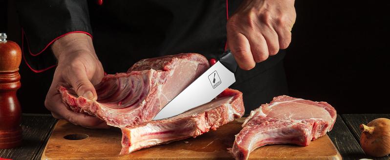 imarku black 14 PCS Knife Set with Block, Sharp Knife Set with Built-in Sharpener, Japanese Stainless Steel Kitchen Knife Set with Non-Slip Ergonomic Handle, Dishwasher Safe,  Best Gift