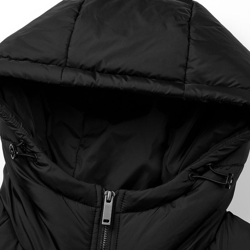 Men's Plain Pocket Zip Up Thick Warm HoodedPuffer Coat, Regular Fit Long Sleeve PaddedWinter Coat,Menswear, Cold Weather GearMens Clothing, Jackets for Men, Jackets,Men's Clothing