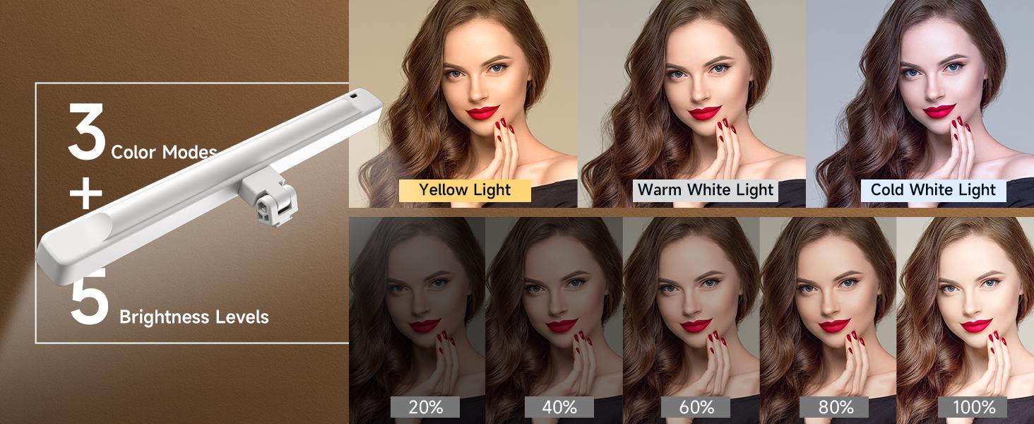 JSAUX Multifunctional Desk Lamp with Clamp and Wall Mount Options Ideal for Study and Computer Screen Lighting Eye Protection and Beauty Enhancing