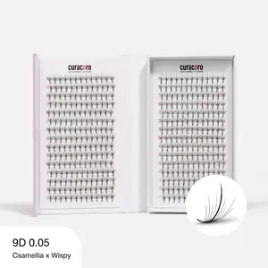 XL Lite Camelia + Wispy 9D 0.05 lashes deliver ultra-light volume with a soft, fluffy texture that creates a naturally full