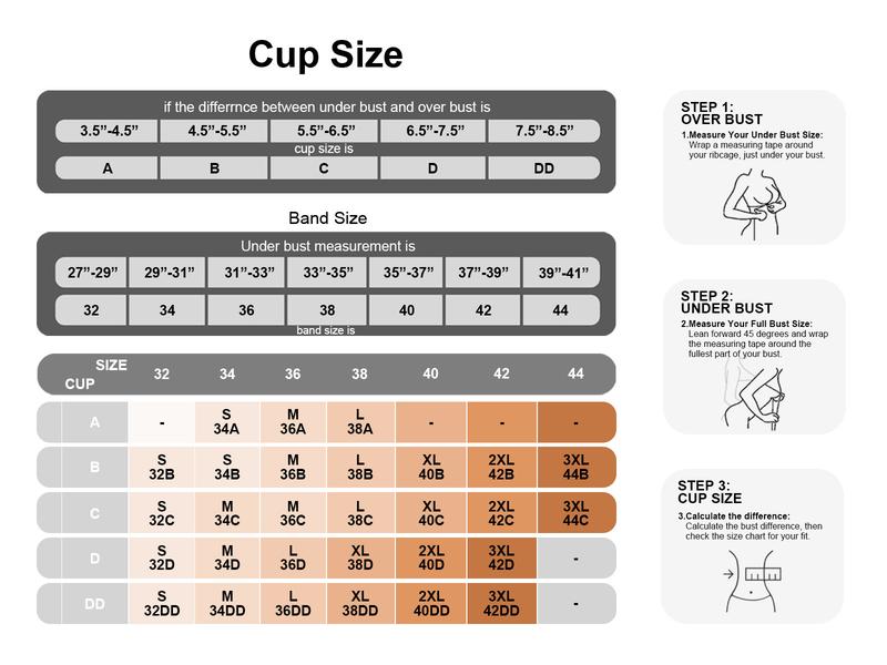 VRCOMFY Women Wirefree Bras Full Coverage No Underwire Everyday Bras – Comfortable Wireless Padded Jelly Bra with Magic Push  up