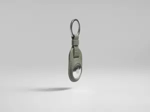 Leather AirTag Keychain | Sleek Tracker Holder for Keys, Bags & More