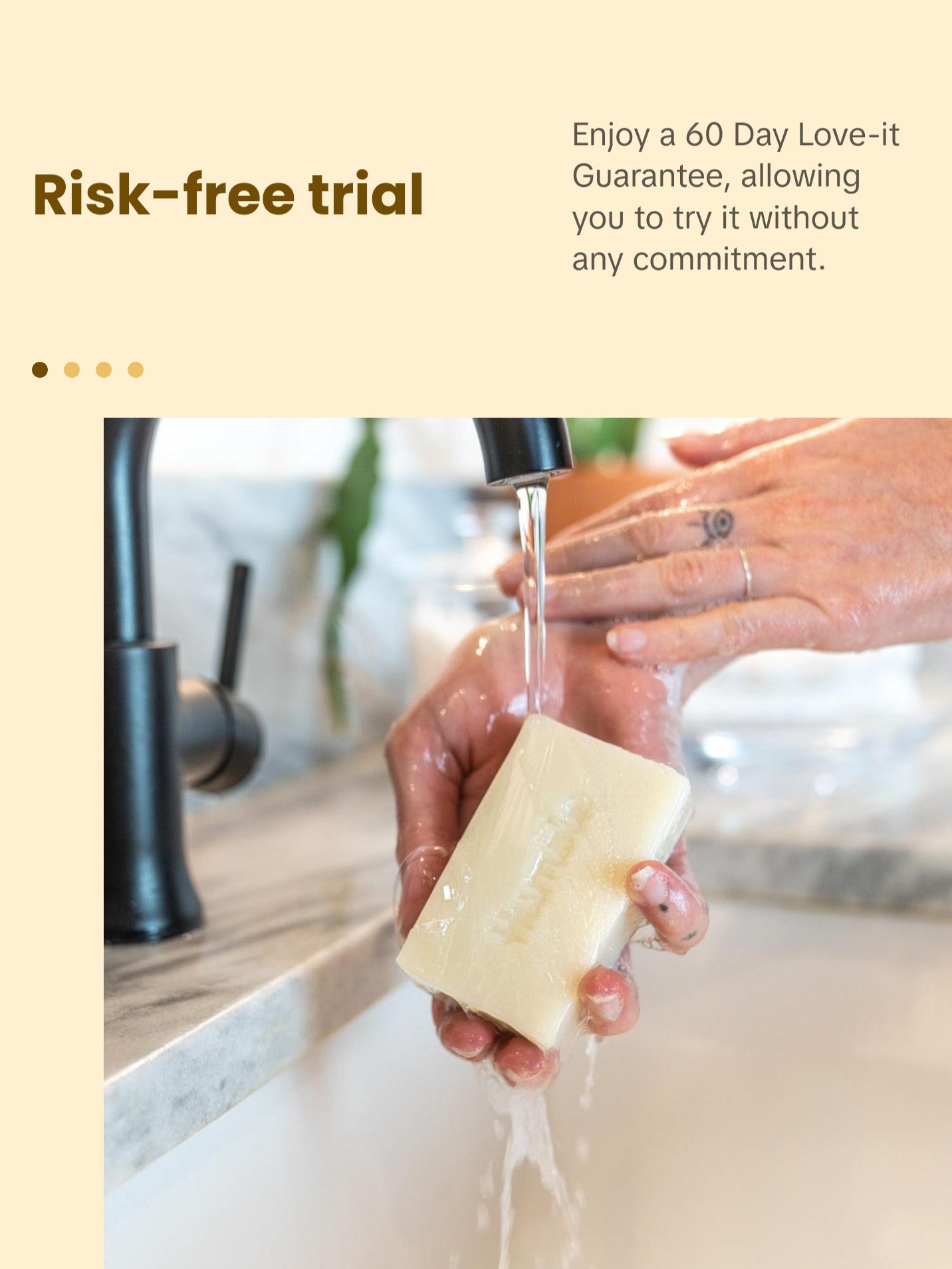 Humble Brands Simply Unscented Bar Soap, Moisturizing & Handcrafted, Vegan 4oz