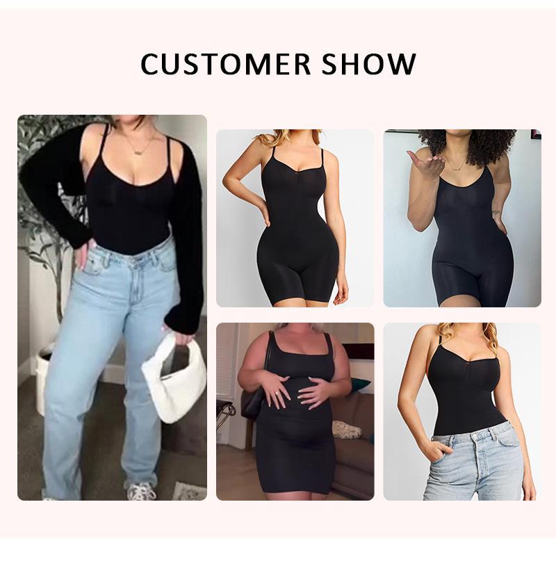 FeelinGirl Shapewear for Women Butt Lifter Bodysuit Tummy Control Seamless Shapewear  Womenswear Basic live stream