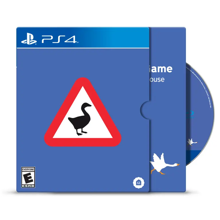 Untitled Goose Game - "Lovely Edition" (PlayStation 4) Gaming Product, Packaged in Recyclable Paper Stocks Made from Sugar Cane Waste, Gaming Products