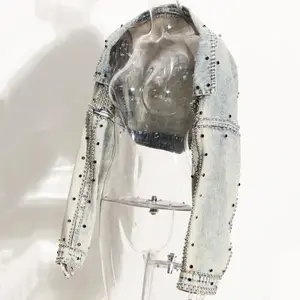 Women's jackets and windbreakers Short Denim Coat Women Y2k Cotton Spring Autumn Ropa Jeans Punk Gothic Bomber Jacket Windbreaker Vintage Jackets Streetwear