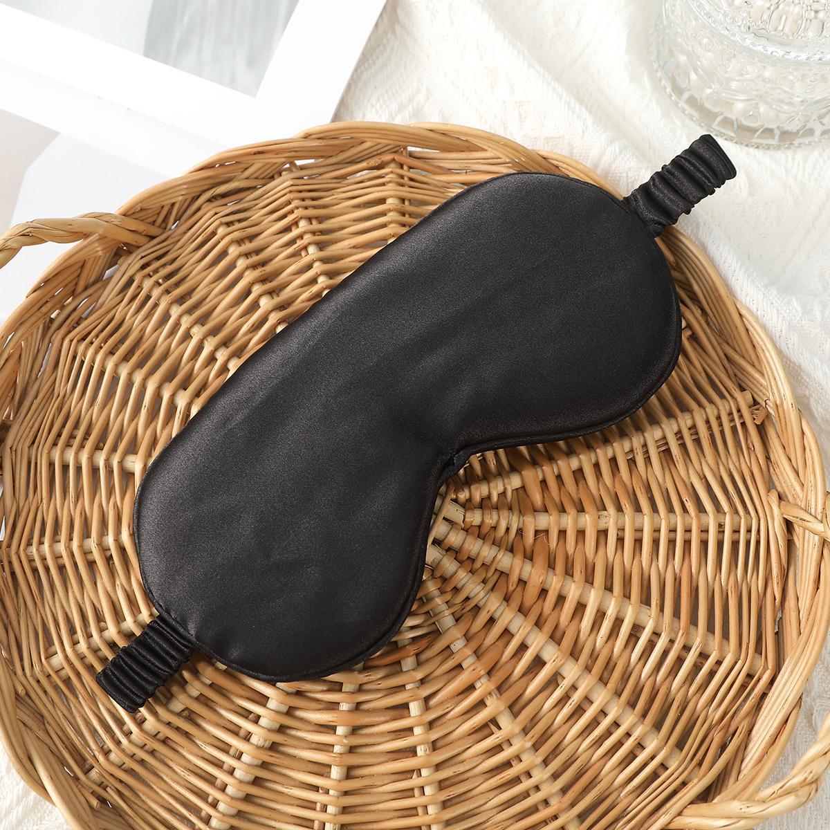 AWAYTR Satin Bonnet for Women Silk-Like Bonnets for Sleeping Curly Hair Bonnets with Tie Band Double Layer Sleep Cap and Eye Mask 2Pcs/Set TikTokShopBlackFriday