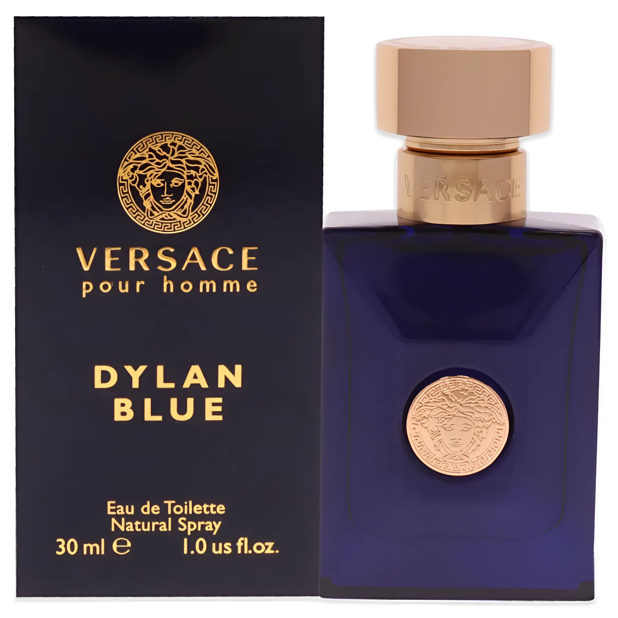 Versace Dylan Blue for Men Eau de Toilette Spray, 1.0 Ounce