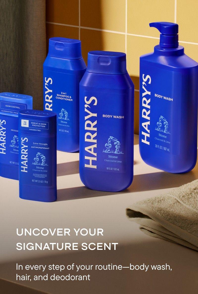 Harry's Body Wash - Rich Lather, Cleansing, Scented Cleanser, Aroma - Available in Five Popular Scents Fragrance Comfort