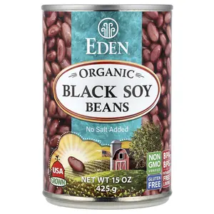 Eden Foods Organic Black Soy Beans, 15 oz (425 g)