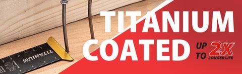 EZARC 1-1/4 in. Extra Long Titanium Oscillating Blade For Wood/Metal /Hard Material,OLTi32M Saw Cutting, FathersDayGift