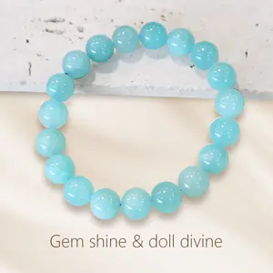 Amazonite Crystal Bracelet | "Stone of Courage" | Premium Healing Gemstone Bracelet | Confidence & Calm