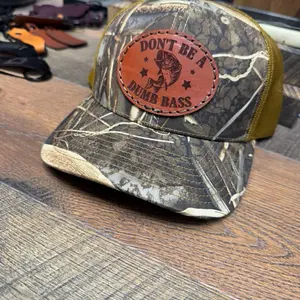Fishing Hat, Funny Hat, Dumb Bass, Fishing Buddy, Gift, His Her, Country Hat, Trucker Hat, Dad Hat, Grandpa