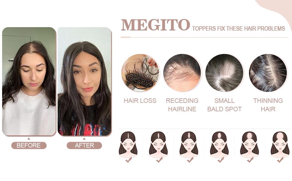 PANEWAY Hair Topper for Women 18 Inch Long Straight Big Base for Maximum Coverage on Thinning Hair Snug Fit with Realistic Illusion Hairline Your Confidence Solution