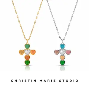 Kitty Crush - Multicolor Cat's Eye Necklace