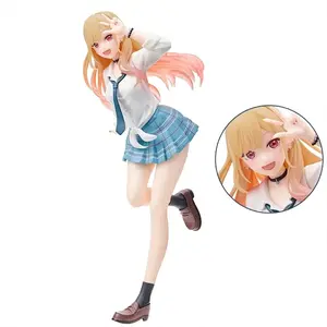 My Dress Up Darling Marin Kitagawa Uniform Figure 18cm, Anime PVC Collector Model Birthday Gift