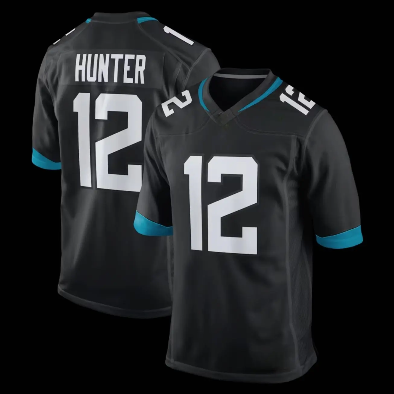 Unisex Football inspired by Hunter 12 Jacksonville Prowler Throwback Player Game Jersey - Teal