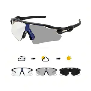 DIYCOM Sports Sunglasses, TR90 Frame Colorful Polarized Sunglasses, Windproof Sun Protection Glasses for Cycling, Driving, Outdoor Activities, E-Bike & Golf, Unisex