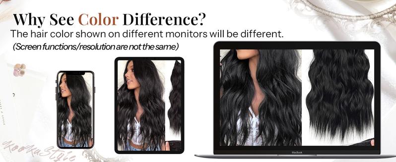 AISI HAIR Long Curly Wavy Invisible Wire Hair Extensions with Transparent Wire Hairpieces for Women Flexible Adjustable Easy Application Natural Look - Curling