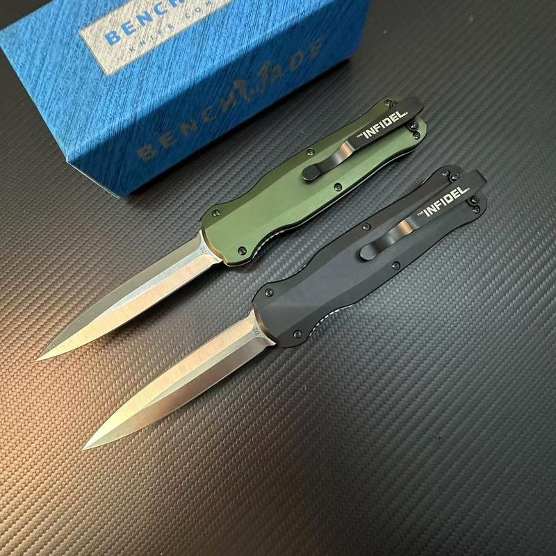BM3320-edc- Tactical Knife, Aircraft Aluminum Alloy Handle, D2 High Hardness Blade, Total Length 23 cm, Weight 120 grams, Outdoor Camping  EDC Knife.