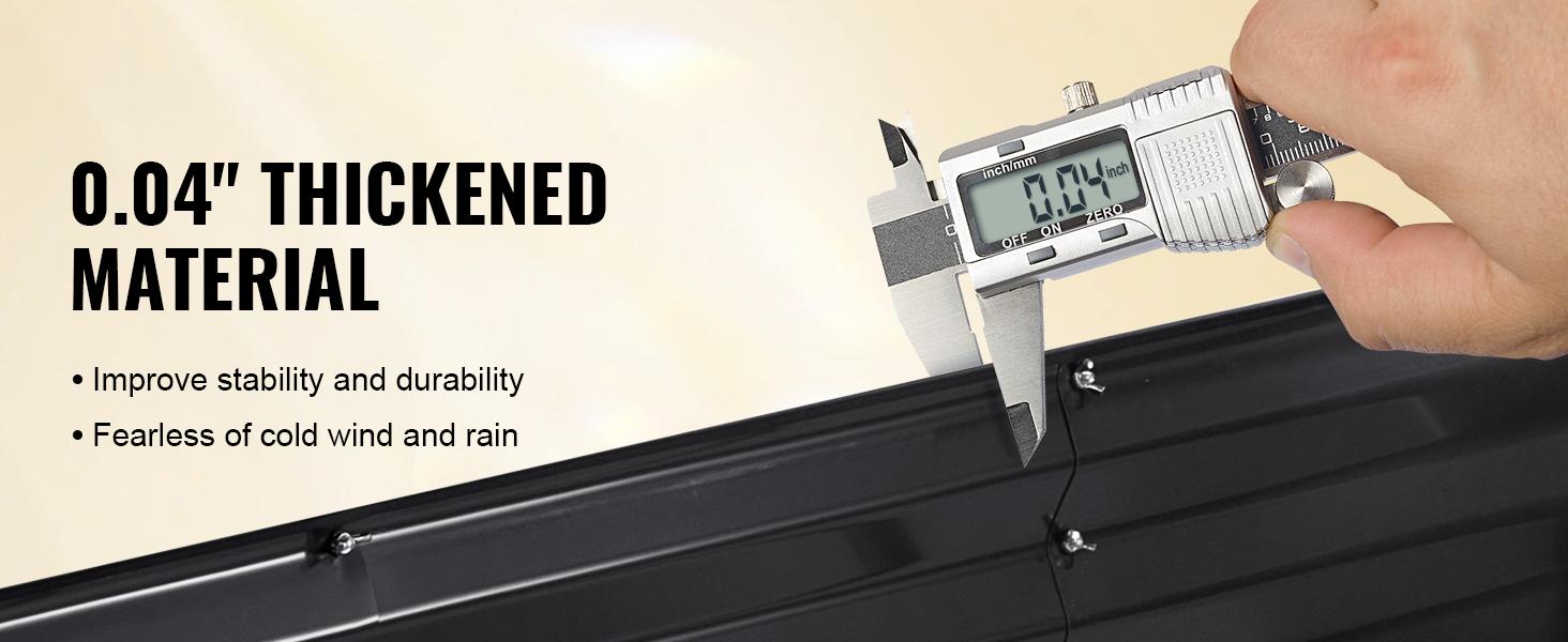 VEVOR Metal Raised Garden Bed Kit, TikTokShopBlackFriday, Outdoor Large Planter Raised Beds for Gardening Vegetables Flowers with Open Bottom and Planting Tools