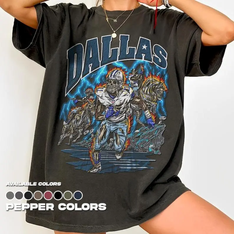 [Sale up to 30%] + [FREE SHIP] Gildan 5000 - Unisex Heavy Cotton Tee,Dallas Football Tee - Unisex Vintage Style, Sports Fan Apparel, Game Day T-Shirt, Cowboys Merchandise