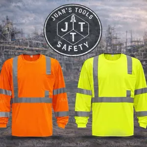 ST900 (1pc) Reflective shirts Type R Class 3 ANSI/ISEA 107-2020 100%polyester Construction Gear Work Safety Vest High Visibility Vest