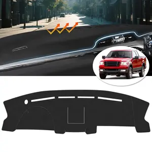 Dash Cover Compatible with Ford F150 2004-2008 Dashboard Cover Mat Non-Slip Carpet Sunshield Windshield Glare UV Rays Protector