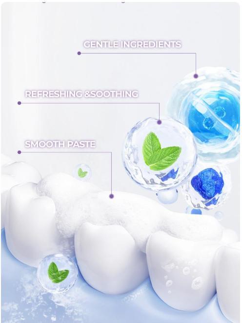 Kreain Nature 2 Oral Care Toothpaste, fresh breath, prevent tooth loss, natural ingredients, gentle care