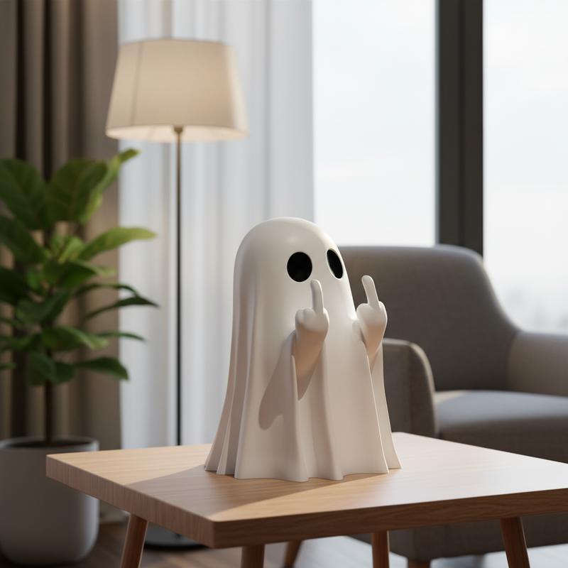 Spooky Halloween Outdoor Decor Vintage 90s Inflatable Giant Ghost Animated for Yard Haunted House Party Eerie Atmosphere