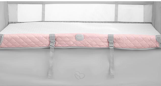 Baby Bassinet & Bedside Sleeper, Portable Baby Crib for Newborns and Infants, Foldable Playard with Mattress, Diaper Changer, Music Mobile for Nursery