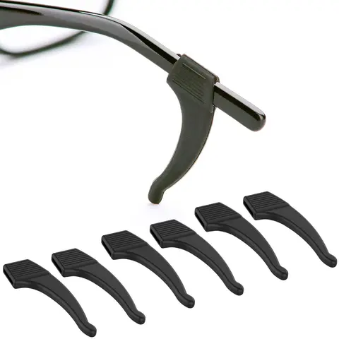 Anchor Glasses Grips - 3 Pack - Anti Slip Eyeglass Holder Ear Grip Sunglasses Retainer Temple Tip Reading Glasses Holder