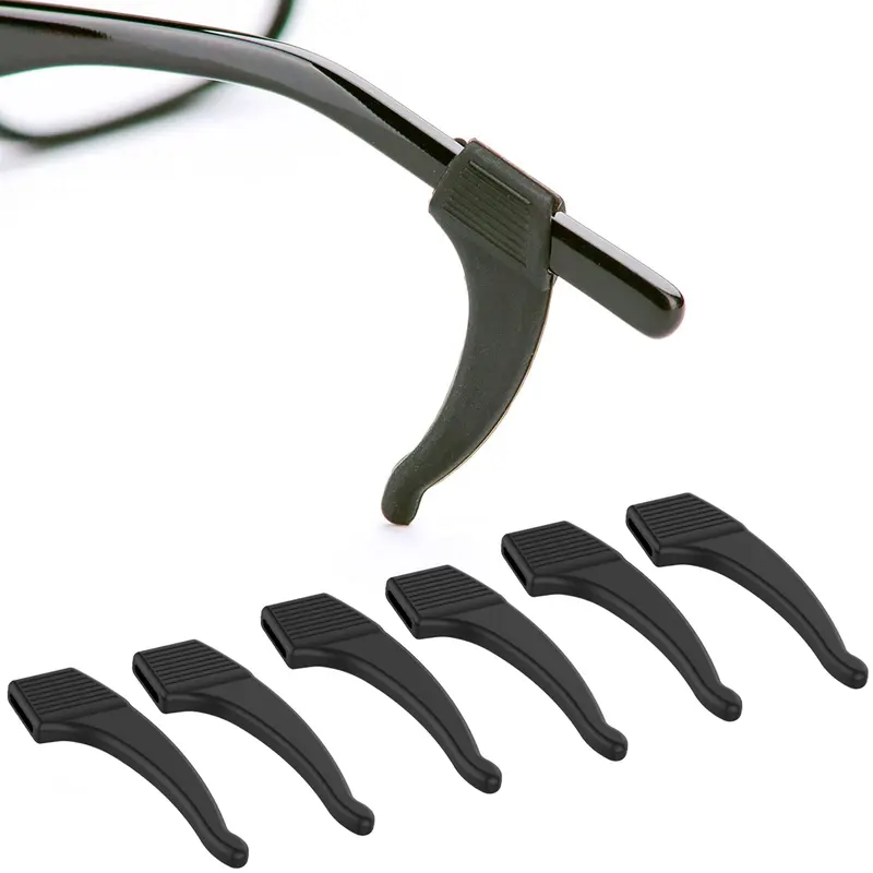 Anchor Glasses Grips - 3 Pack - Anti Slip Eyeglass Holder Ear Grip Sunglasses Retainer Temple Tip Reading Glasses Holder