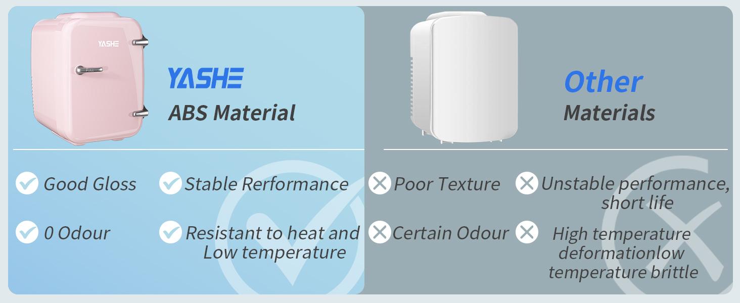 YASHE Mini Fridge/7 colours, 4 Liter/6 Cans Small Refrigerator for Skincare, 110V AC/ 12V DC Thermoelectric Cooler and Warmer for Bedroom, Office, Dorm, Car, Black mini fridge YASHE Mini Fridge/7 colours, 4 Liter/6 Cans Small Refrigerator for Skincare, 110V AC/ 12V DC Thermoelectric Cooler and Warmer for Bedroom, Office, Dorm, Car, Black mini fridge