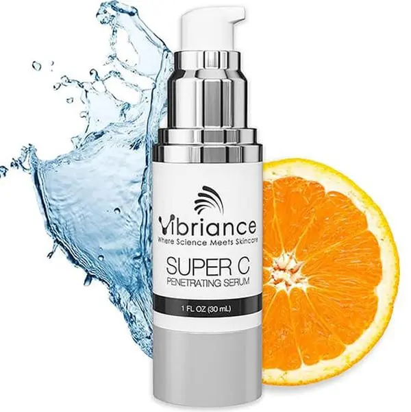 Vibriance Super C Serum - All-in-1 Vitamin C Serum for Mature Skin - Brightens, Firms & Fades the Look of Dark Spots