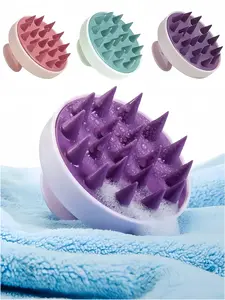 LMMAKE Scalp Massager Shampoo Brush with Soft Silicone Bristles for Wet & Dry Use - Perfect for Men & Women Hair Care, Travel & Daily Use, Ideal Gift for Beauty Enthusiasts